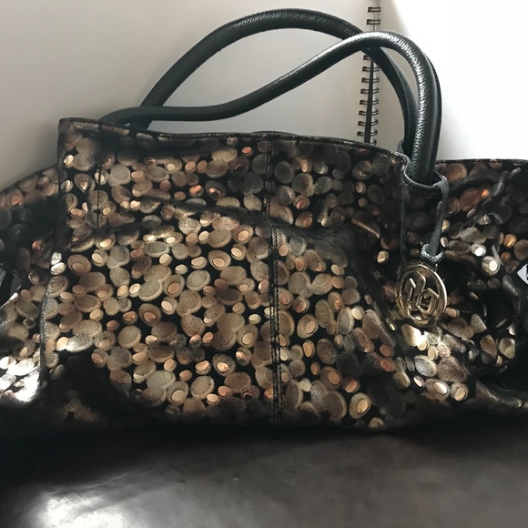 CHARMES OVERSIZED LEATHER BAG NWOT - Picture 1 of 7
